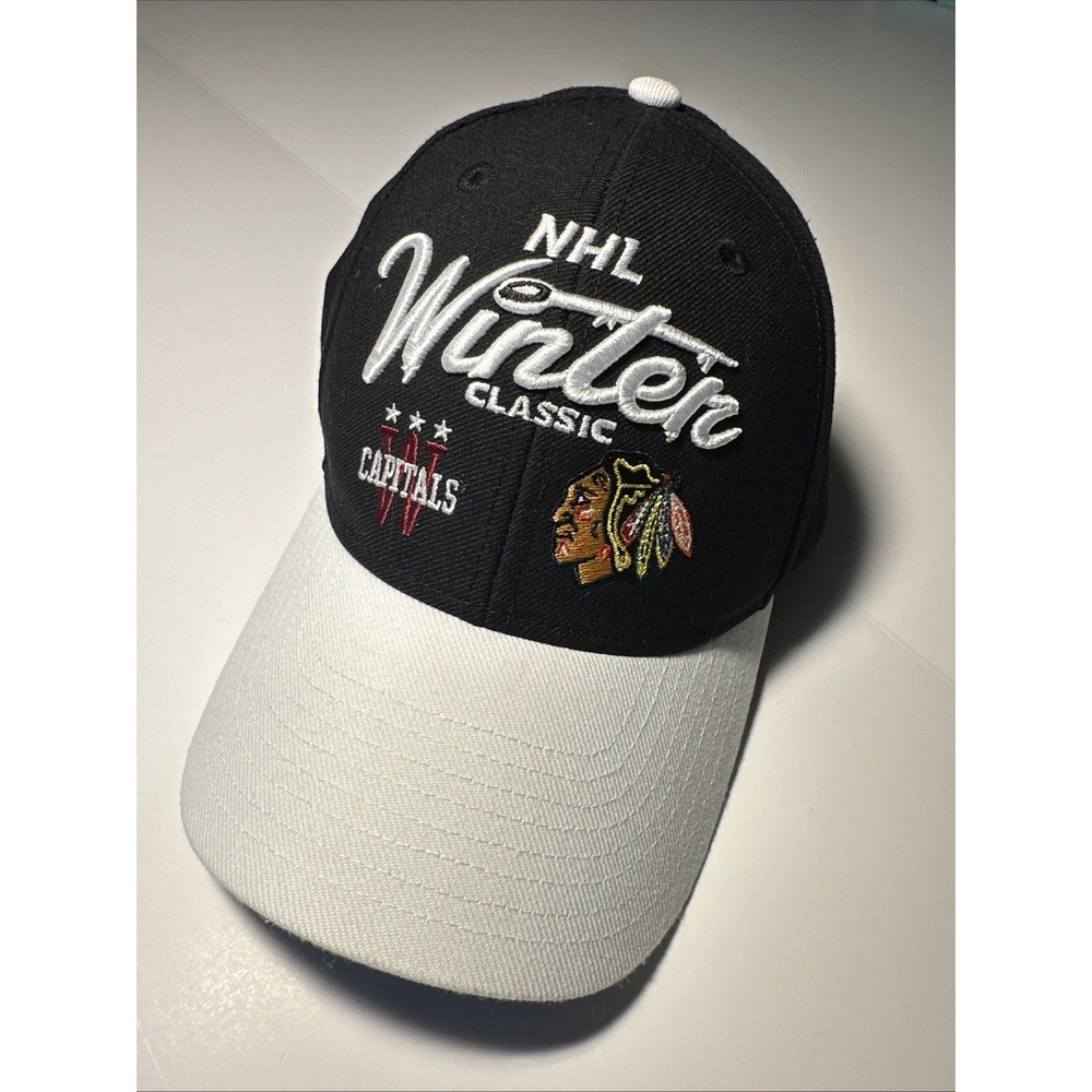 NHL Reebok Winter Classic Dueling Cap - Blackhawks vs  Capitals